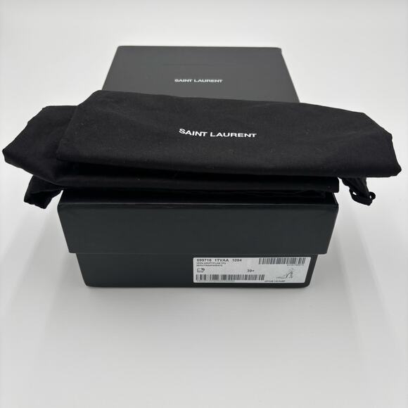 Saint Laurent Opyum 110 YSL High Heel Pump Clear Transparent PVC Black Size 40 - Picture 16 of 16